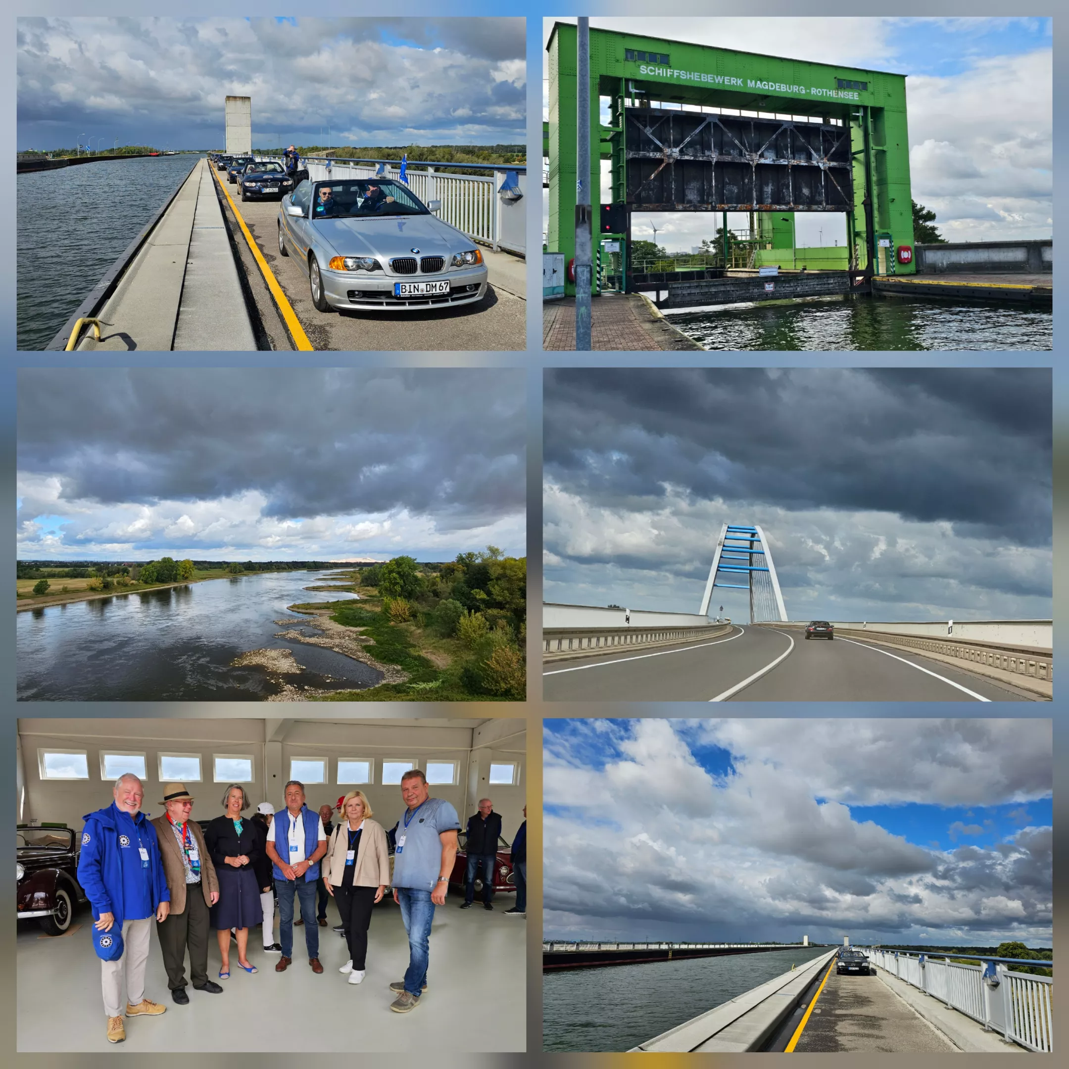 Magdeburg und Trogbrücke