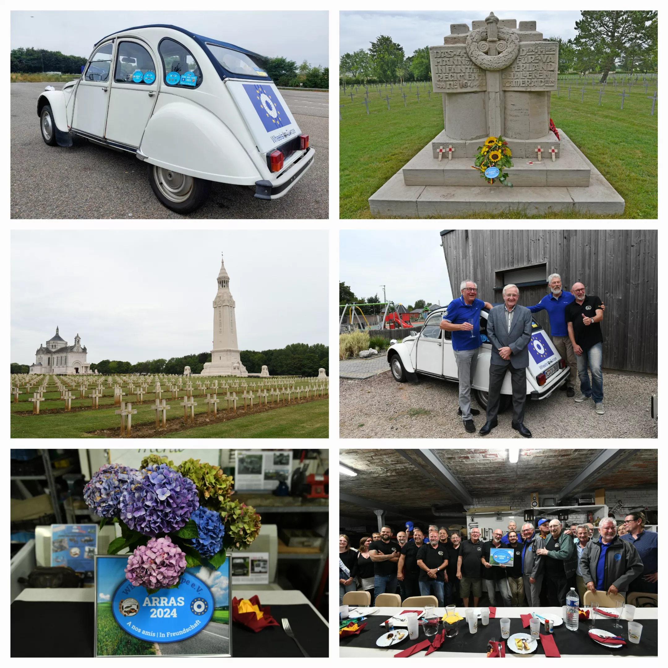 Kranzniederlegung in St. Laurent-Blangy