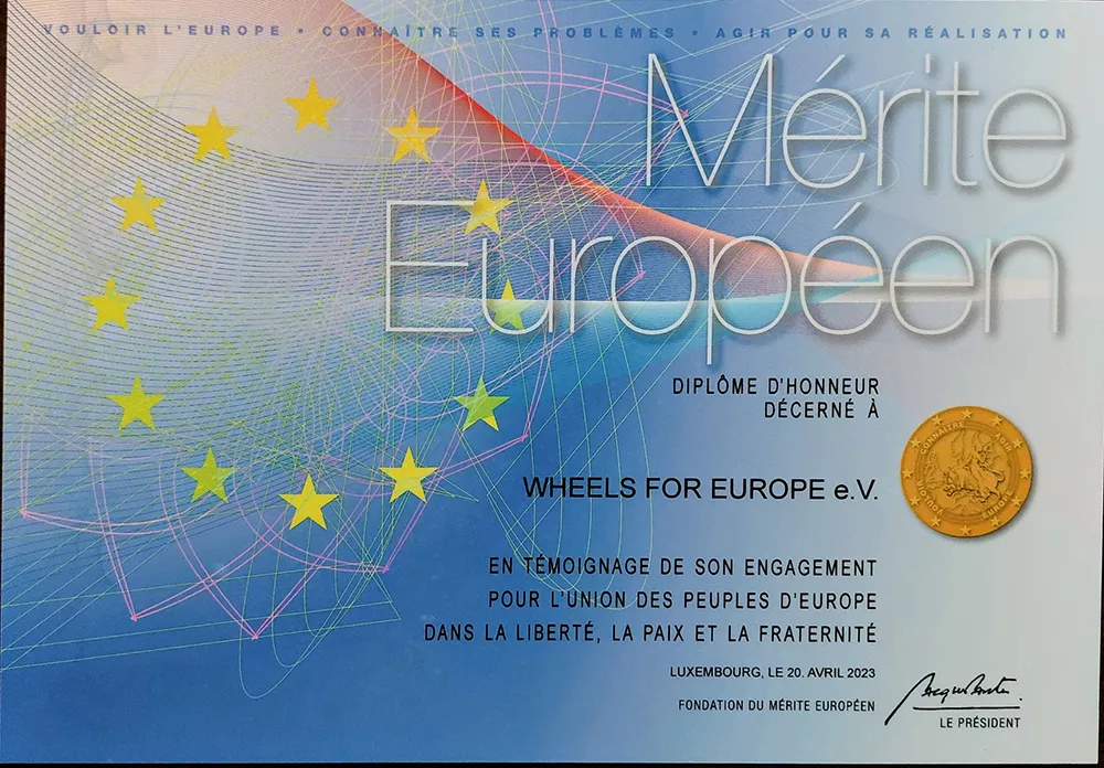 Mérite Européen Luxembourg Mérite Européen Luxembourg
